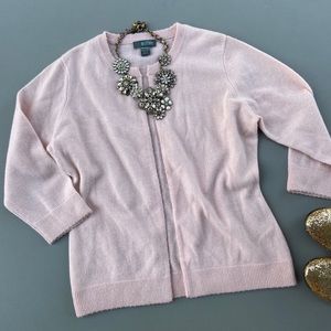 Griffen Cashmere pink blush sweater 100% cashmere